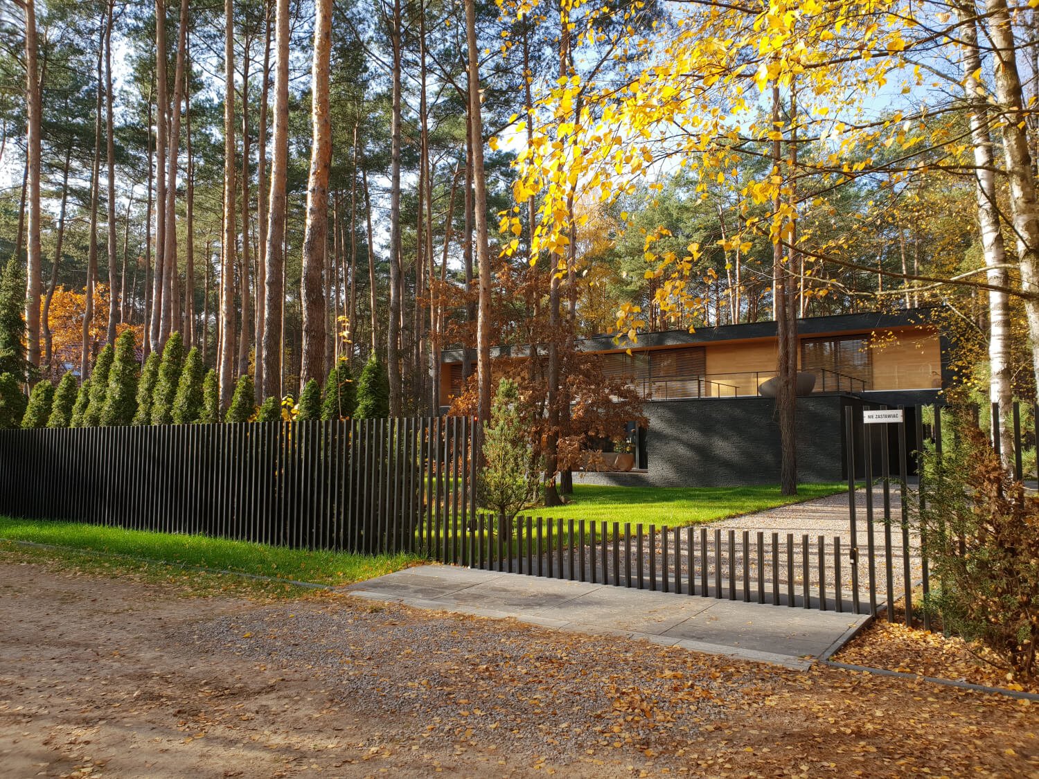 modern fence